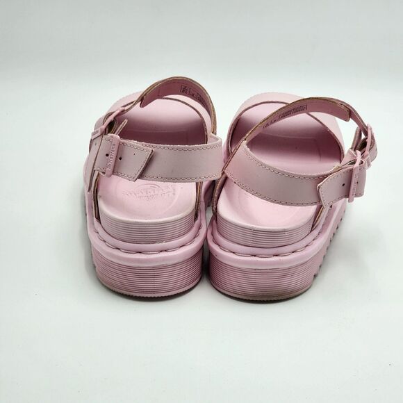 Dr. Martens Voss Mono Pink Hydro Leather Strap Sandals Size 9 - Picture 6 of 11